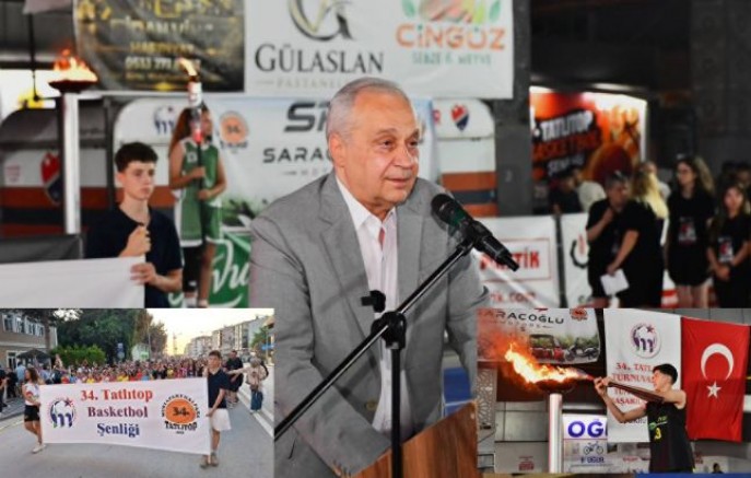 34. TATLITOP'ta Basketbol Ateşi Yandı: Mustafakemalpaşa'da Heyecan Başladı