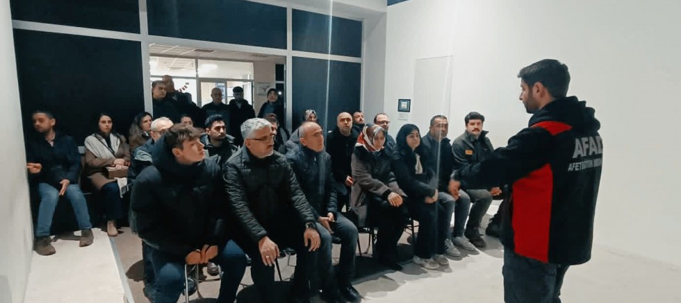 Afet yaşanır, önemli olan bilinçli ve hazırlıklı olmaktır”