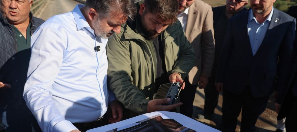 Başkan Vekili Biba, Çeltikçi Köprüsü'nü inceledi
