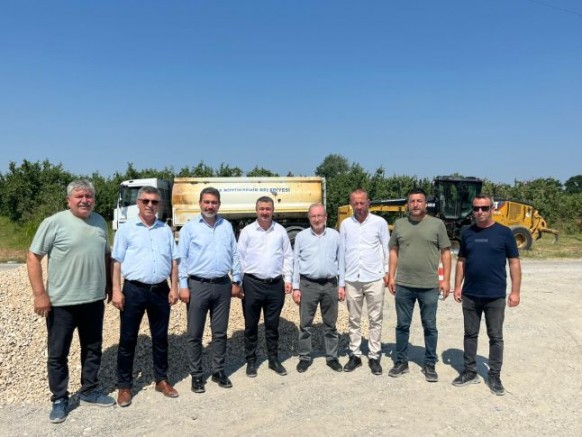 Etçi Fabrikası–Yağmur Evleri Arasındaki Yolda Çalışmalar Başlıyor.