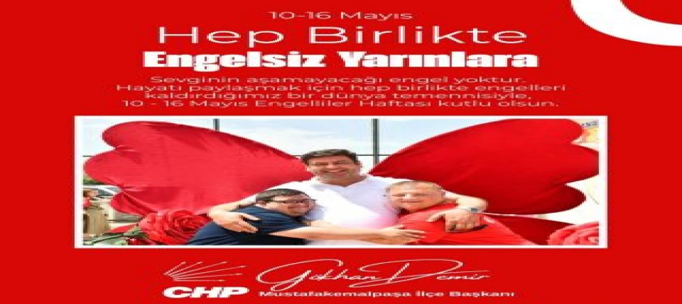 Gökhan Demir’den Engelliler Haftası Mesajı