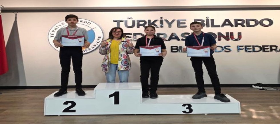 Mustafakemalpaşa’nın Genç Bilardocuları Türkiye Derecesiyle Döndü