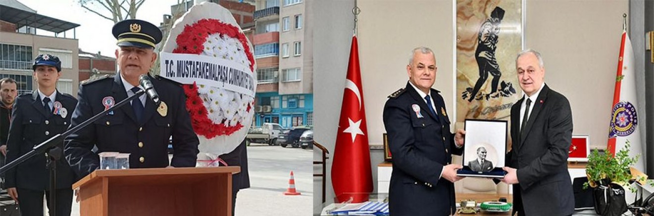 Mustafakemalpaşa’da Polis Haftası ve 181. Kuruluş Yıldönümü Töreni Düzenlendi