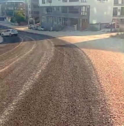 Oğlaktepe Mevkii'nde Yol Çalışmaları Başladı