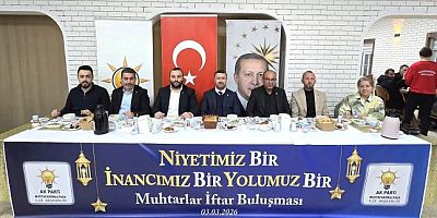 AK Parti Mustafakemalpaşa İlçe Başkanlığı Muhtarlarla İftar Sofrasında Buluştu