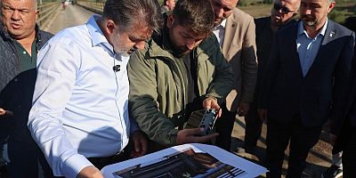 Başkan Vekili Biba, Çeltikçi Köprüsü'nü inceledi