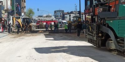 Bursa Caddesi’nde Asfaltlama Çalışmaları Başlıyor