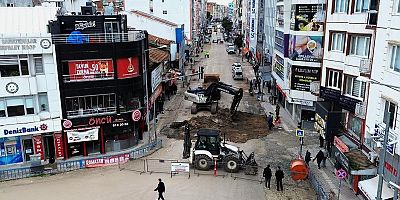 Bursa Caddesi’nde Üstyapı Çalışmaları Başladı.