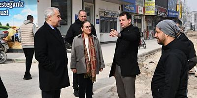 Bursa Caddesi’nde Üstyapı Çalışmaları Tüm Hızıyla Sürüyor