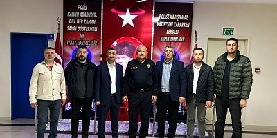 Cumhur İttifakı’ndan Emniyet Müdürüne Polis Haftası Ziyareti