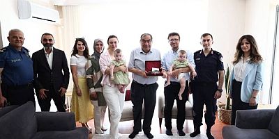 Kaymakam Mehmet Okur ve İlçe Protokolünden 15 Temmuz Gazisi Mustafa Yıldız’a Ziyaret