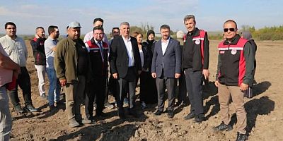 Mustafakemalpaşa Ovaazatlı'da 150 Dekar Yapay Mera Tesisi Kuruluyor