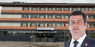 Öğrenciler Yolda Kalmadı, Krizi Başkan Demir Çözdü