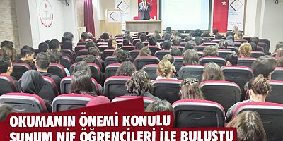 Okumanın Önemi Konulu Sunum NİF Öğrencileri ile Buluştu